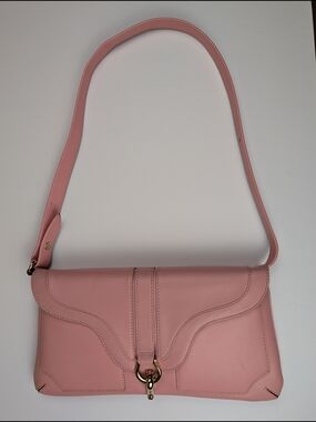 Kate Spade 2005 Rivington-Gisele Dusty Pink Leather Shoulder Bag, Handbag